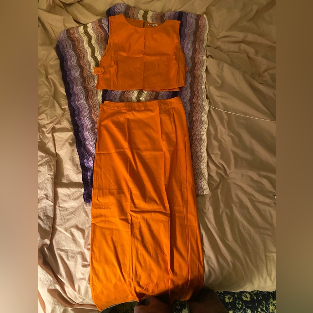 Orange Two-Piece Set